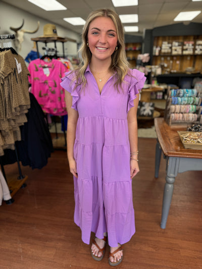 Miss Jade Dress in Lavender
