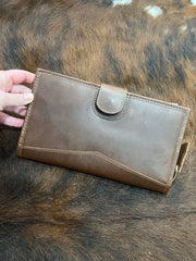 Large Dusty Leather Wallet