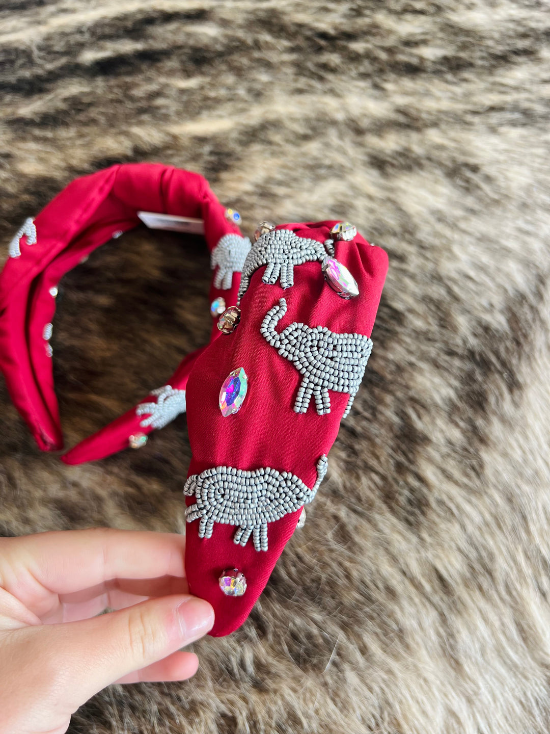 Elephant Beaded Headband