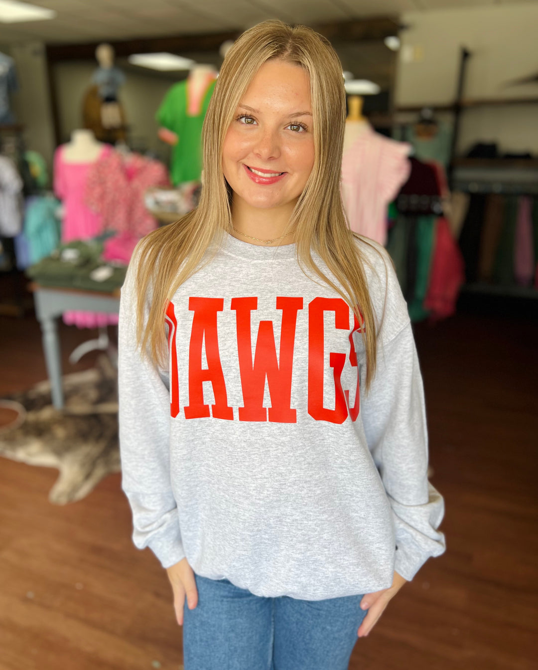 Large Dawgs Crewneck Sweatshirt