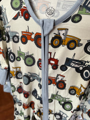 Vintage Tractors Bamboo Pajamas