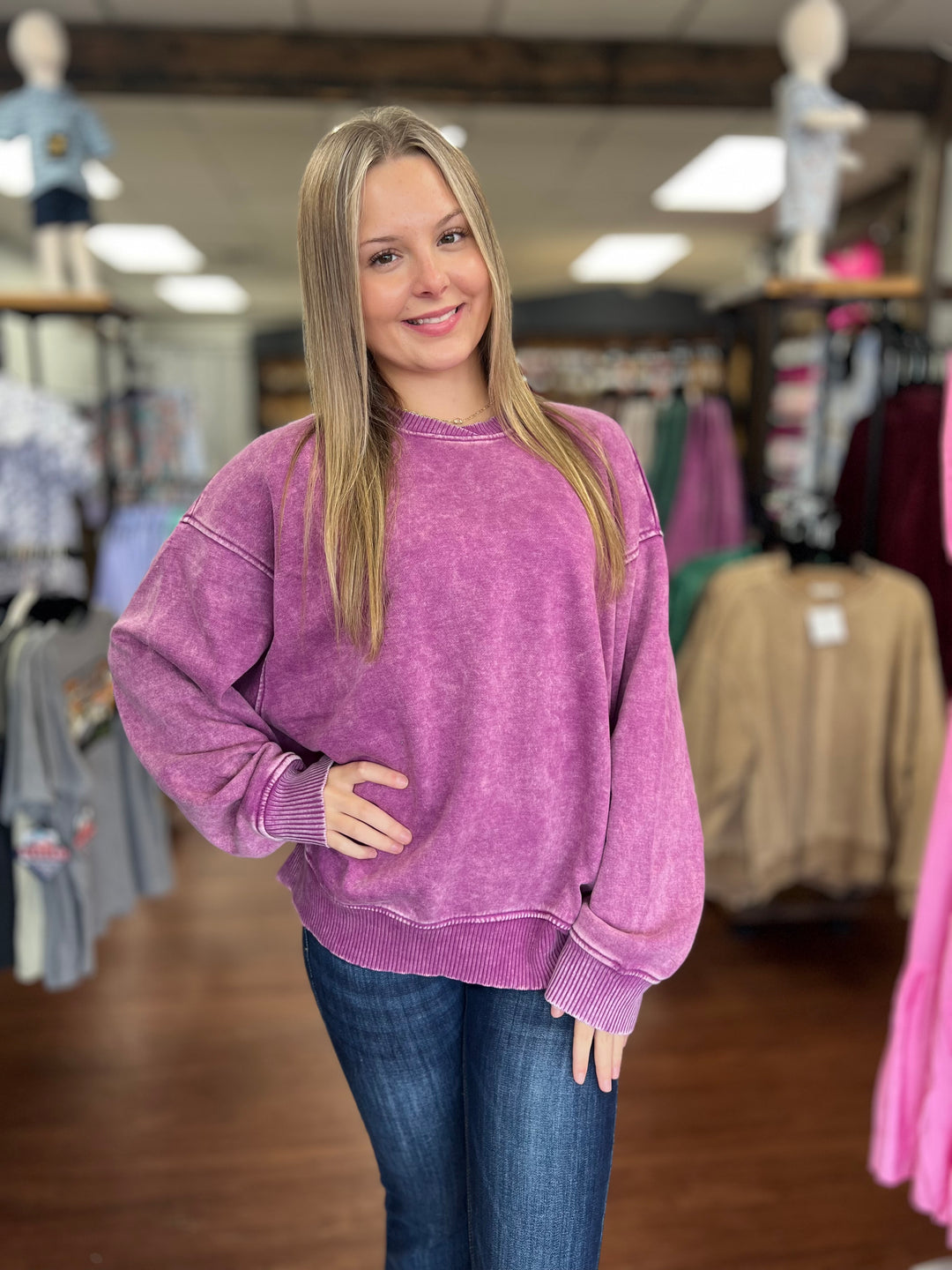Cozy Crossneck Sweatshirt