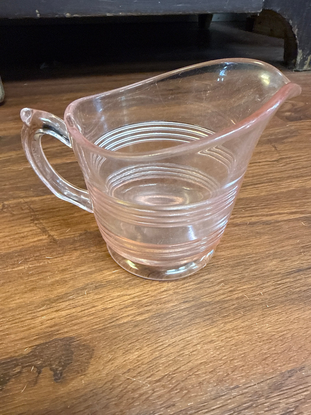 Vintage Pink Depression Glass Creamer
