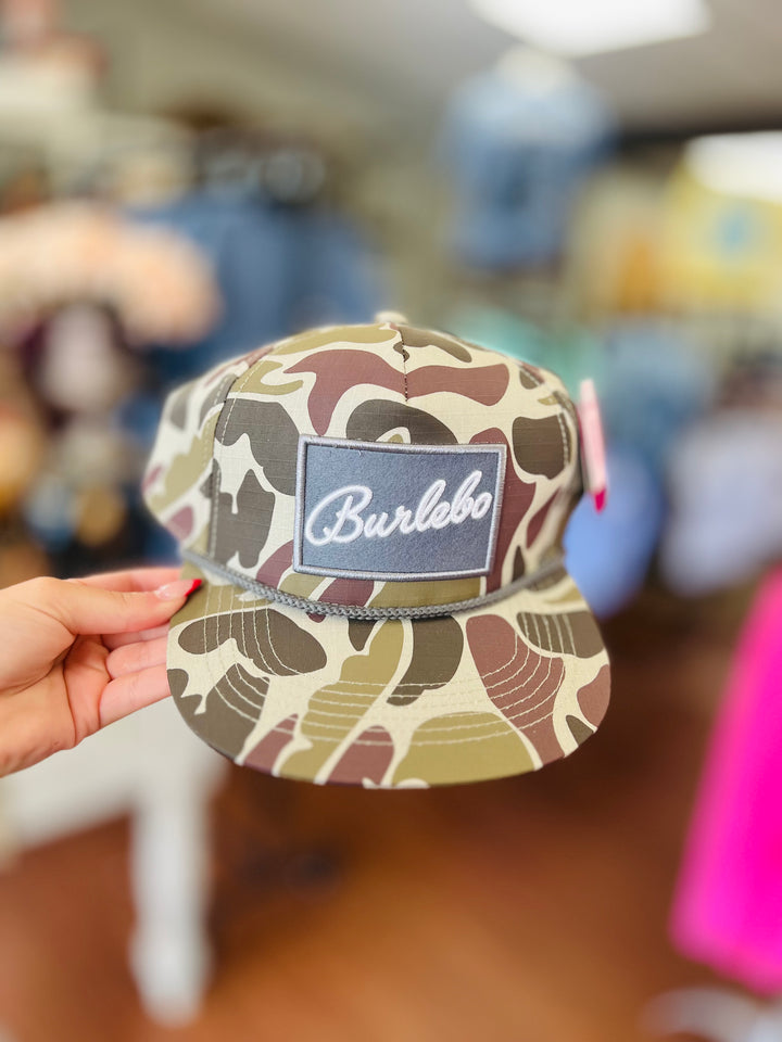 Burlebo Hat - Grey Patch Camo
