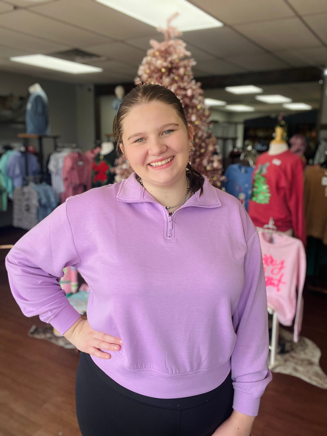 Scuba Half Zip Pullover Sweatshirt