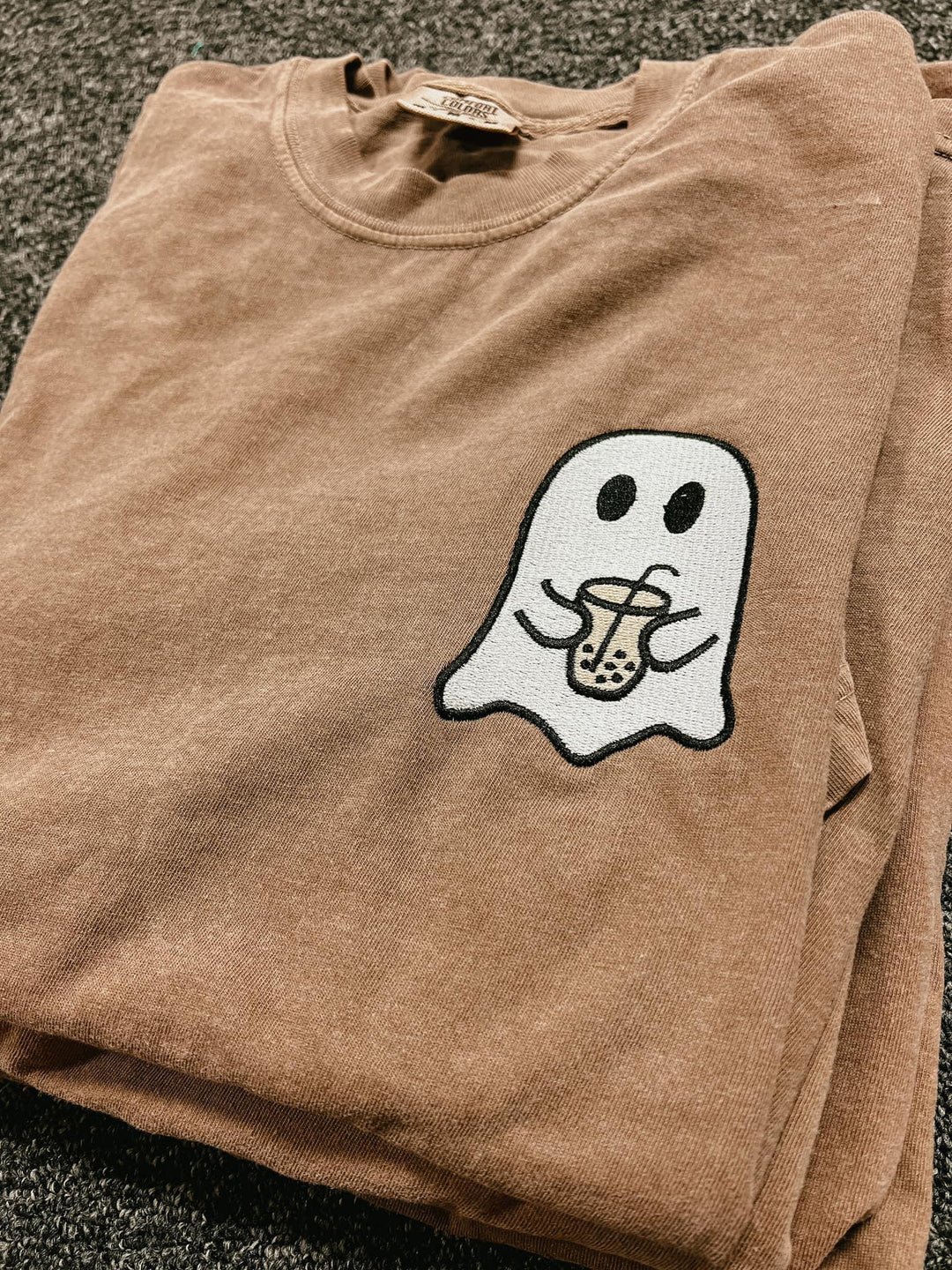 Ghost Coffee Embroidered CC Tee