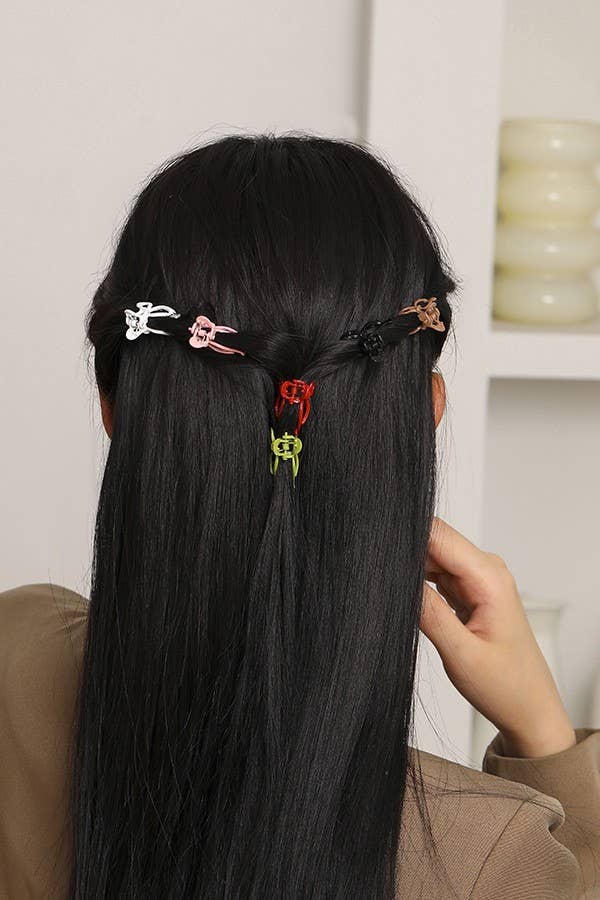 MINI BOW HAIR CLAW CLIPS