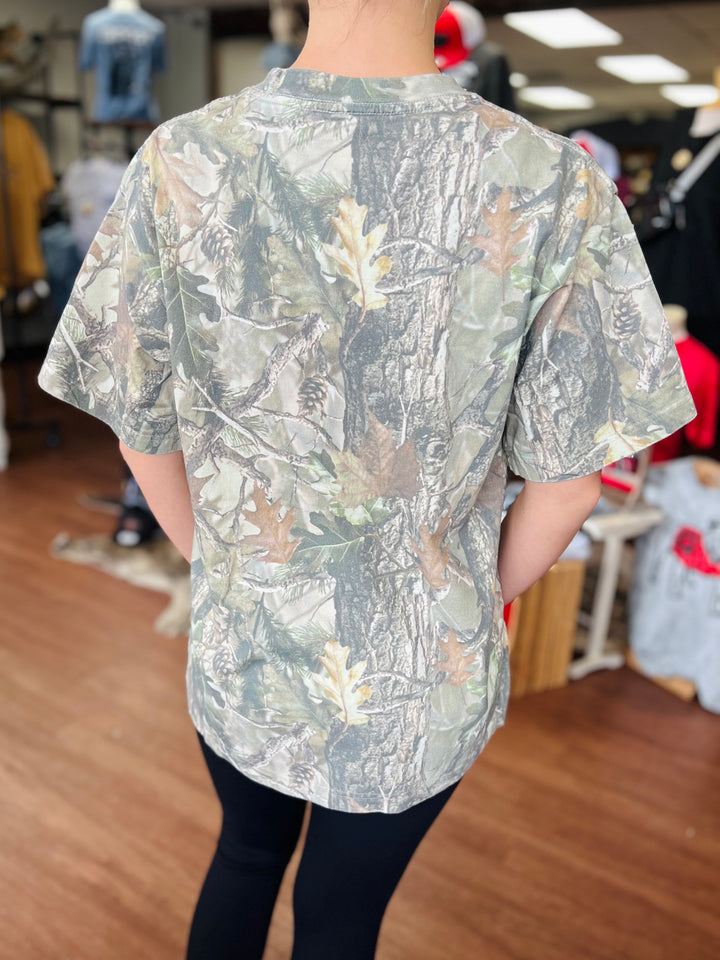 Jesus Loves You Heavyweight Camo Tee || Oversized