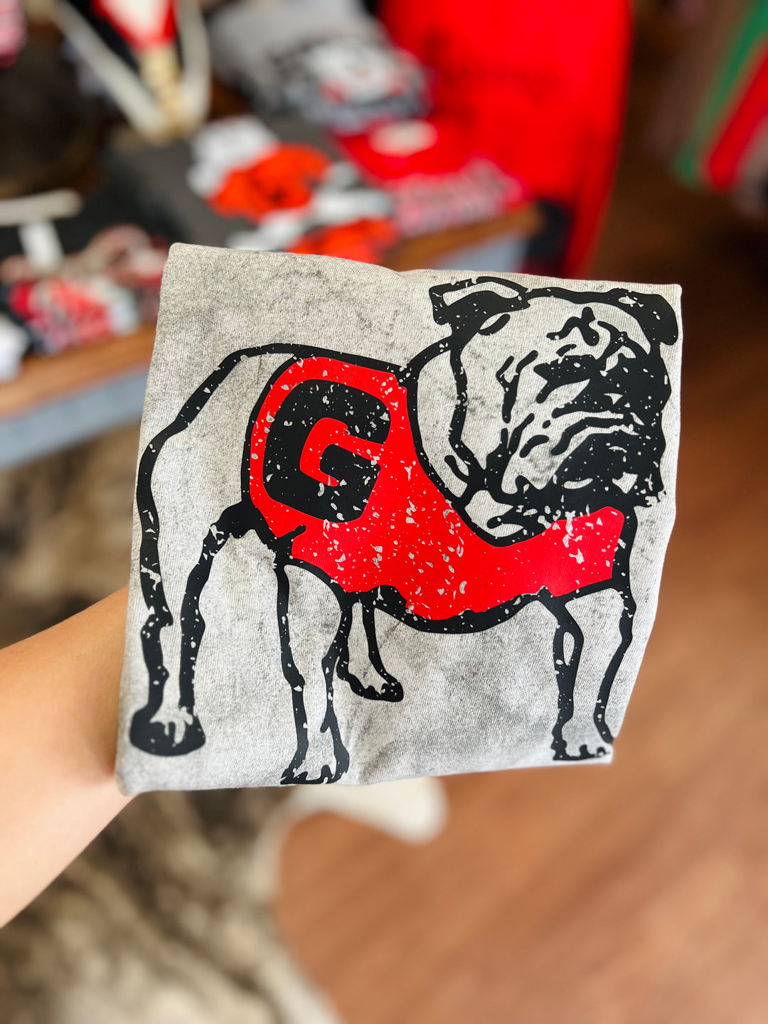 Distressed Dawg on Smoke CC Tee