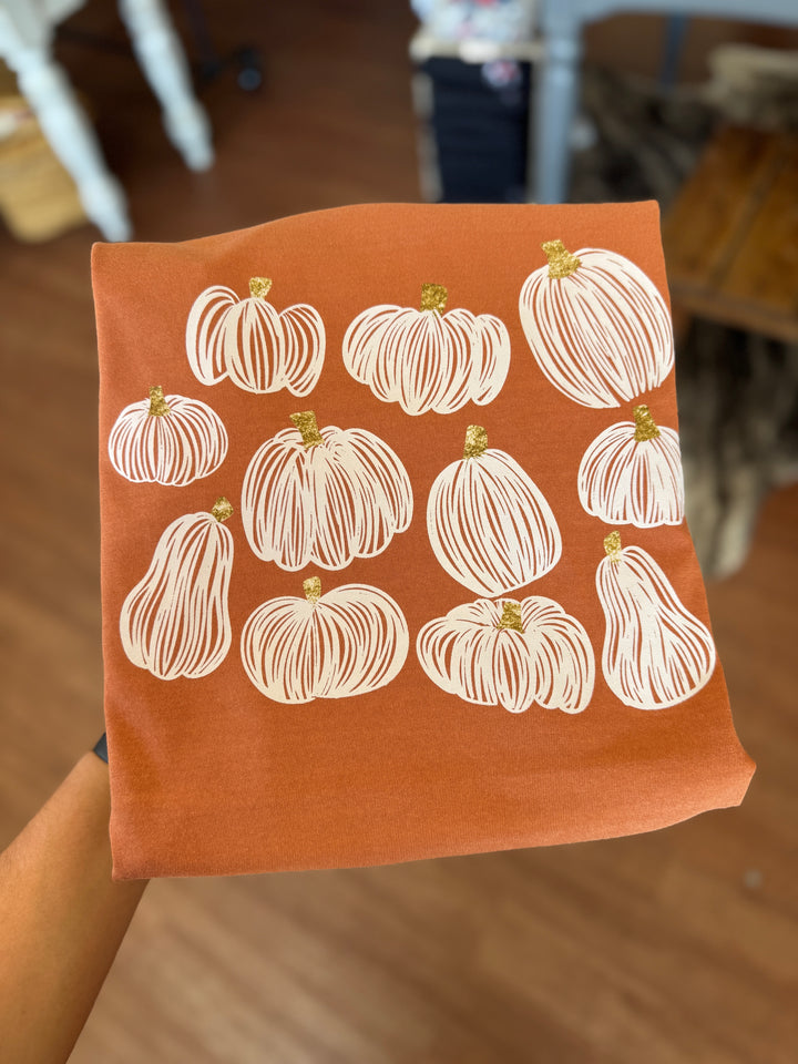 Pumpkin Comfort Color Tee