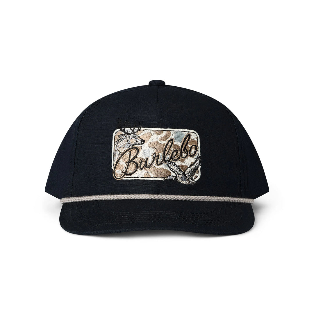 Burlebo Hat - Camo Patch Black
