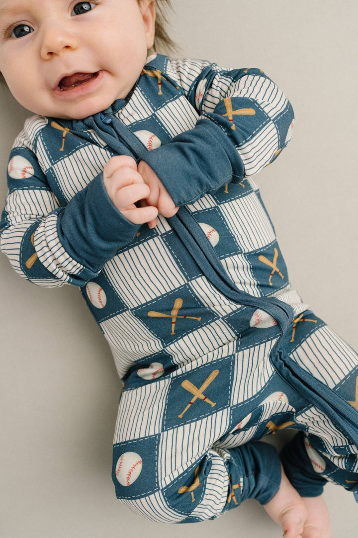 Baseball Patchwork Bamboo Sleeper