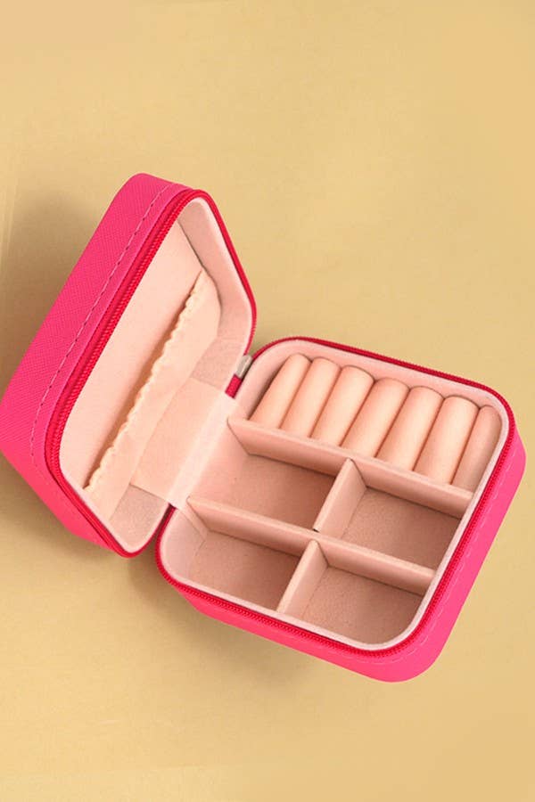 JEWELRY ORGANIZER TRAVEL BOX CASE