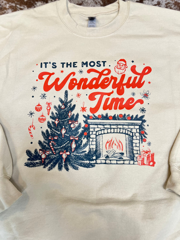 Wonderful Time of the Year Fireplace Sweatshirt