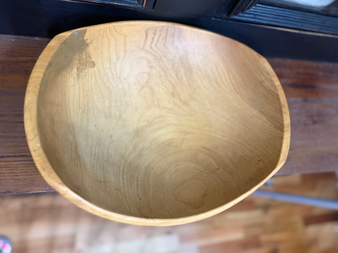 Vintage Wood Bowl