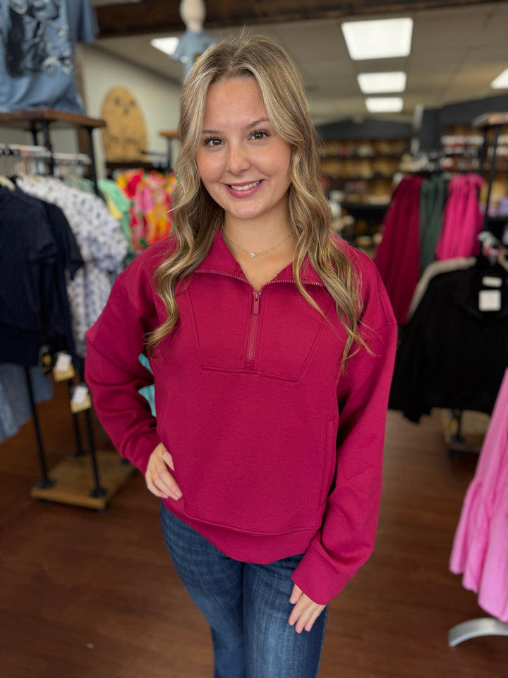 SCUBA HALF ZIP PULLOVER