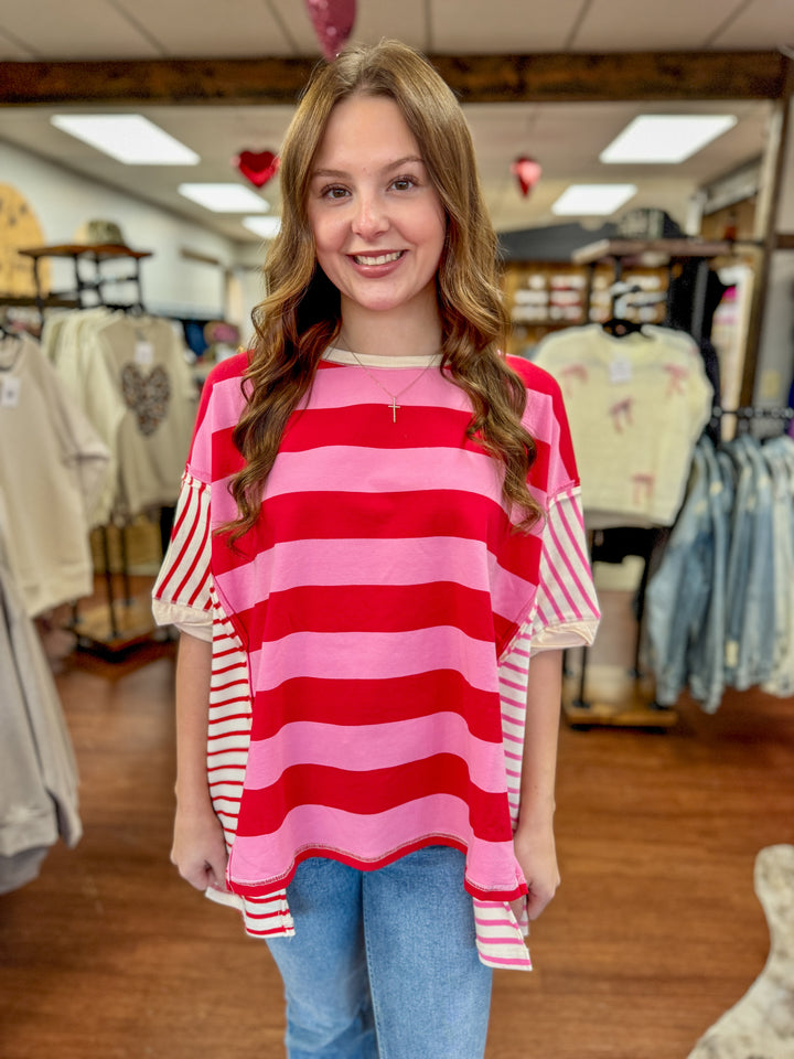 Taylor Multi Striped Top