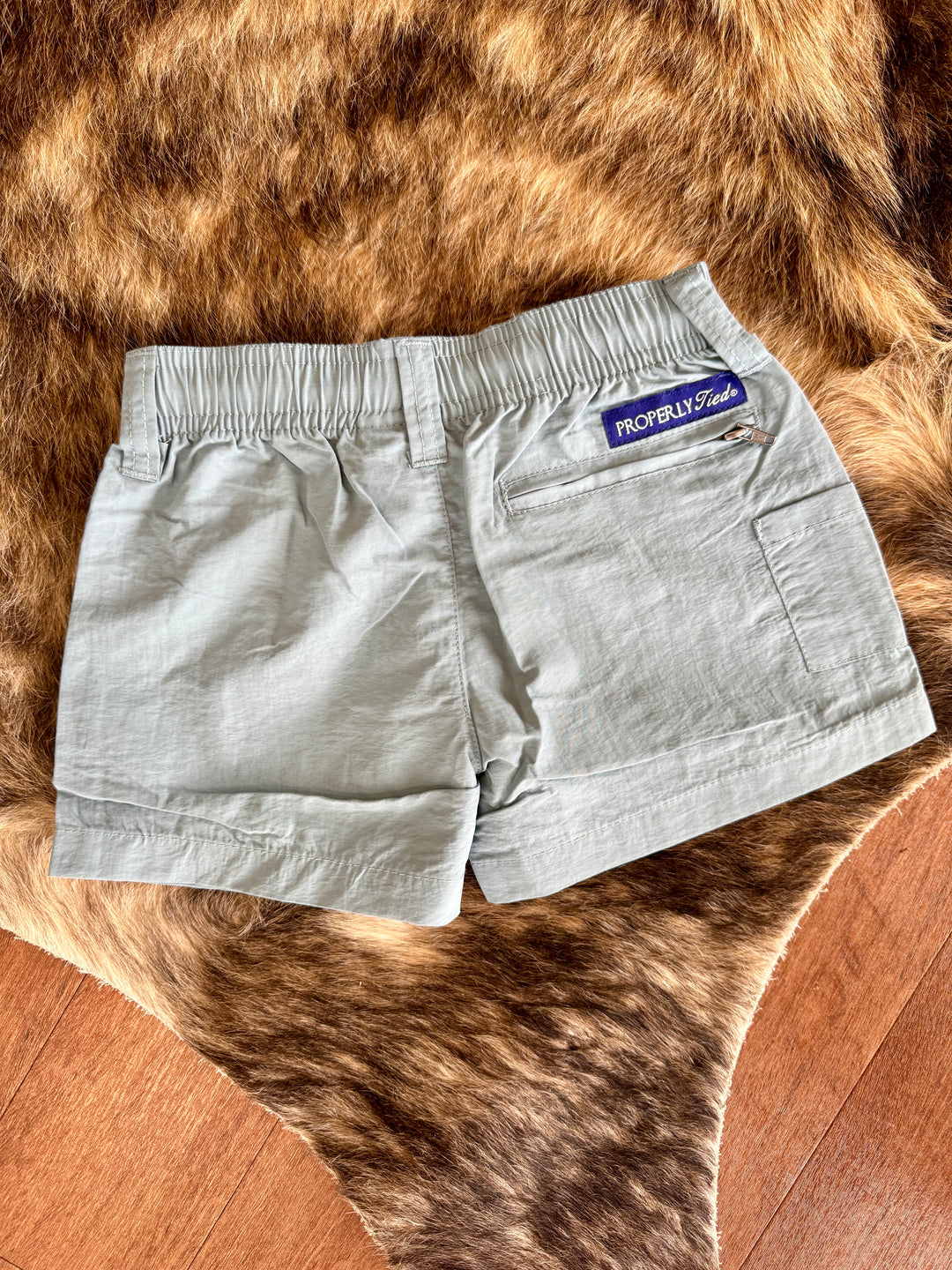 Stone Blue - Boys Mallard Short [Properly Tied]