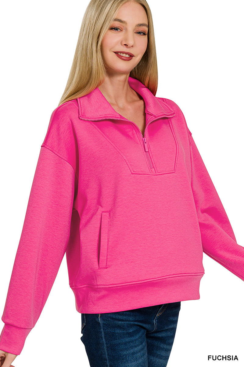 SCUBA HALF ZIP PULLOVER