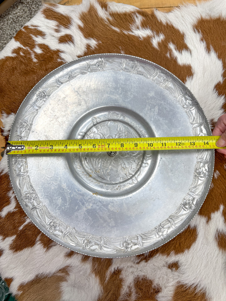 Vintage Aluminum Lazy Susan