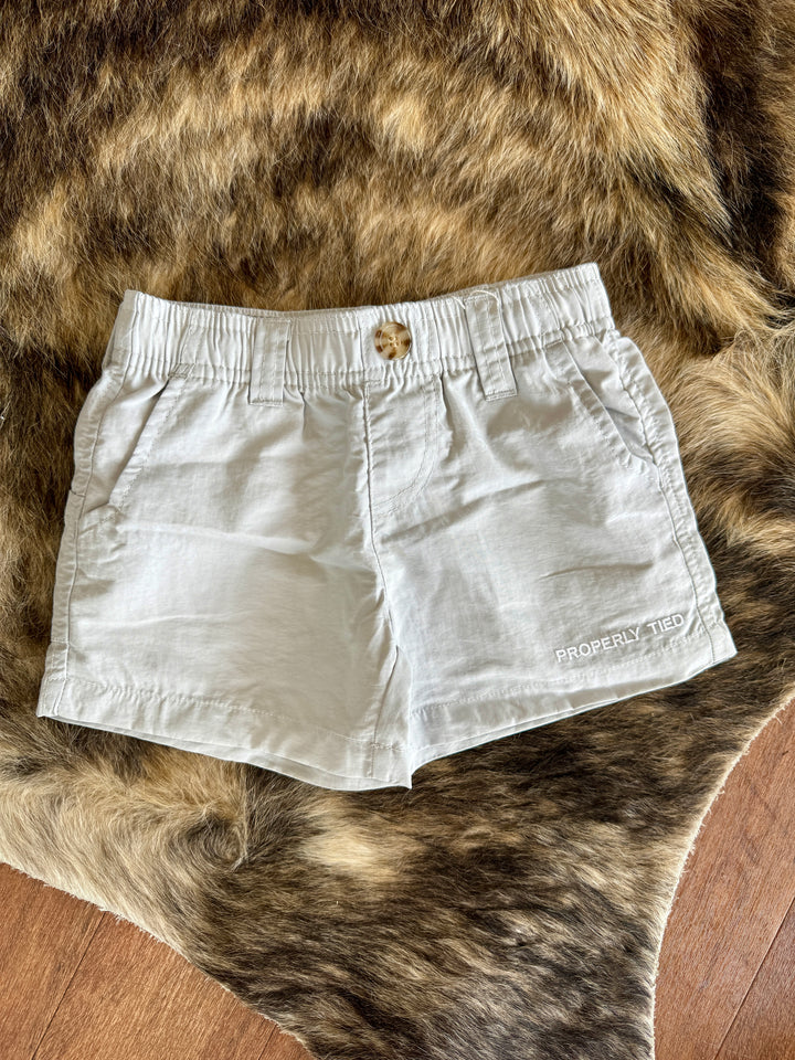 Light Grey - Boys Mallard Short [Properly Tied]