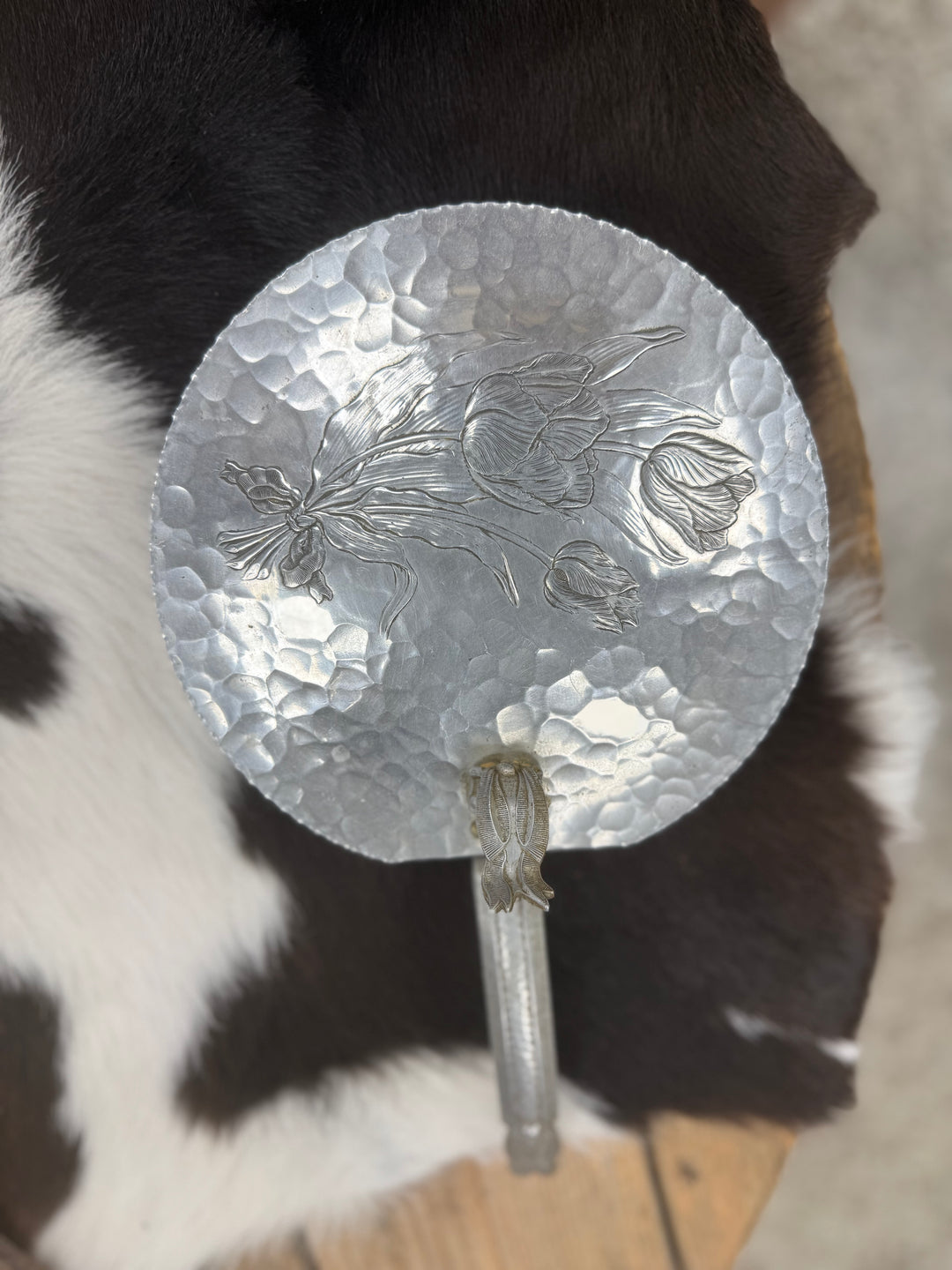 Vintage Aluminum Silent Butler Crumb Catcher