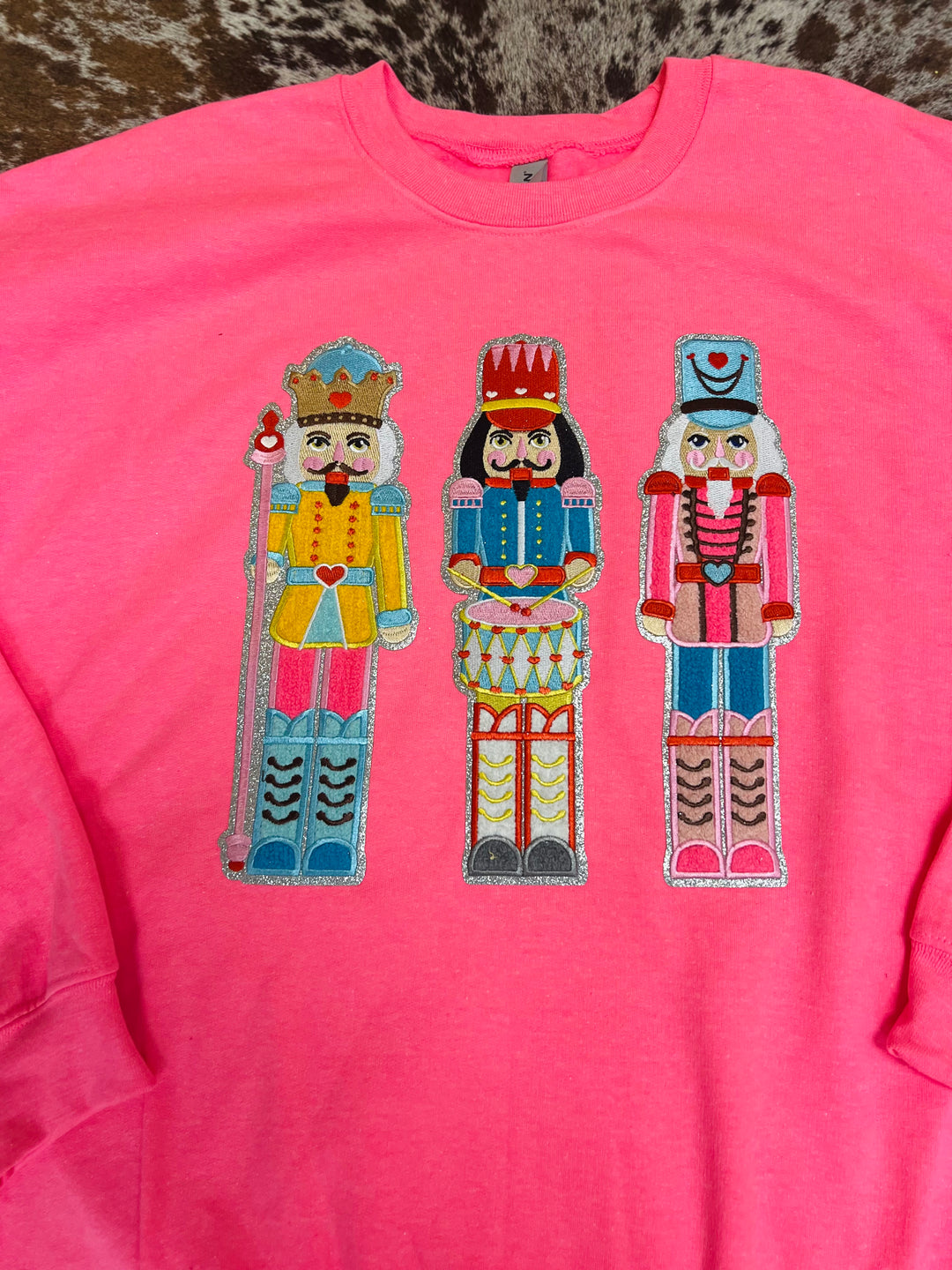 Chenille Patch Nutcracker Sweatshirt