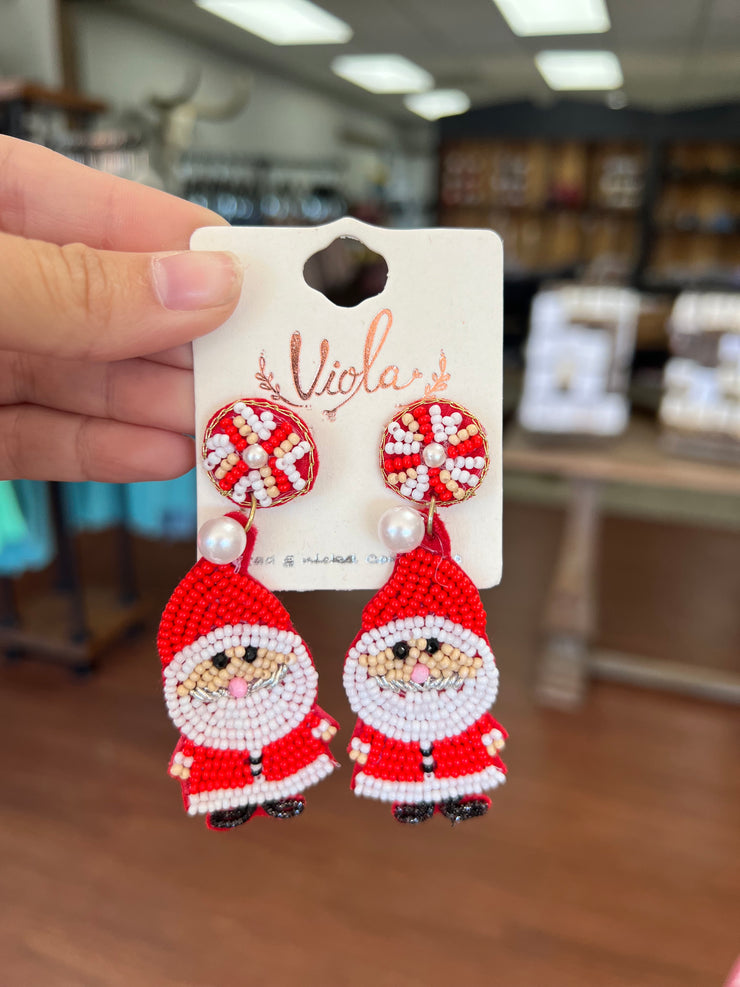 Elf Santa Earrings