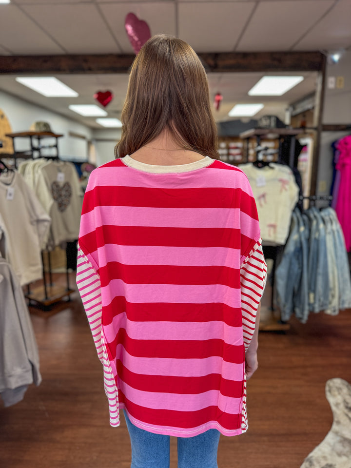 Taylor Multi Striped Top