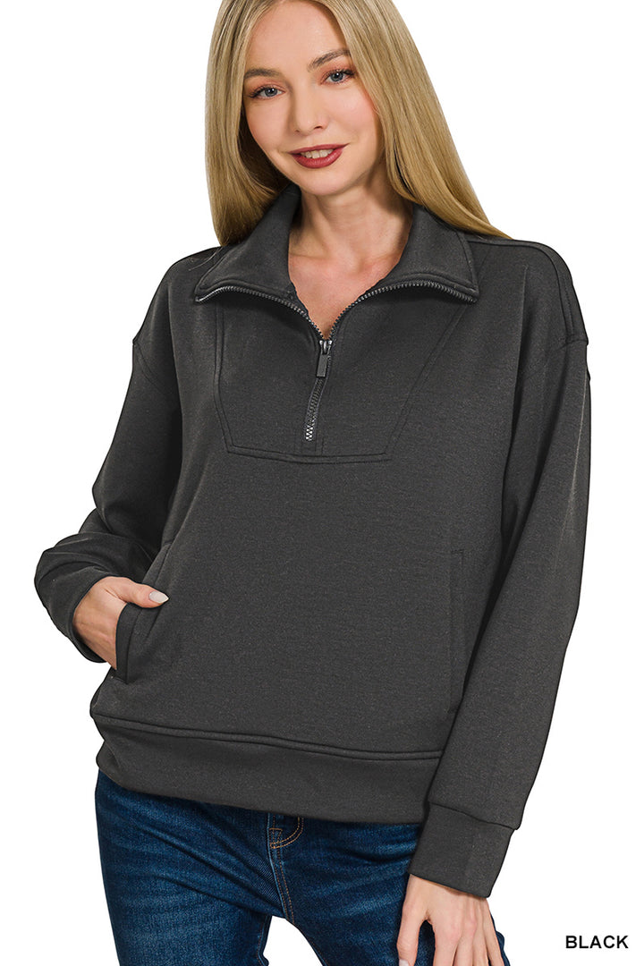 SCUBA HALF ZIP PULLOVER