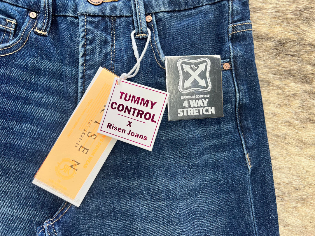 Rachel Risen 4-Way Str High Rise Crop Wide Jeans