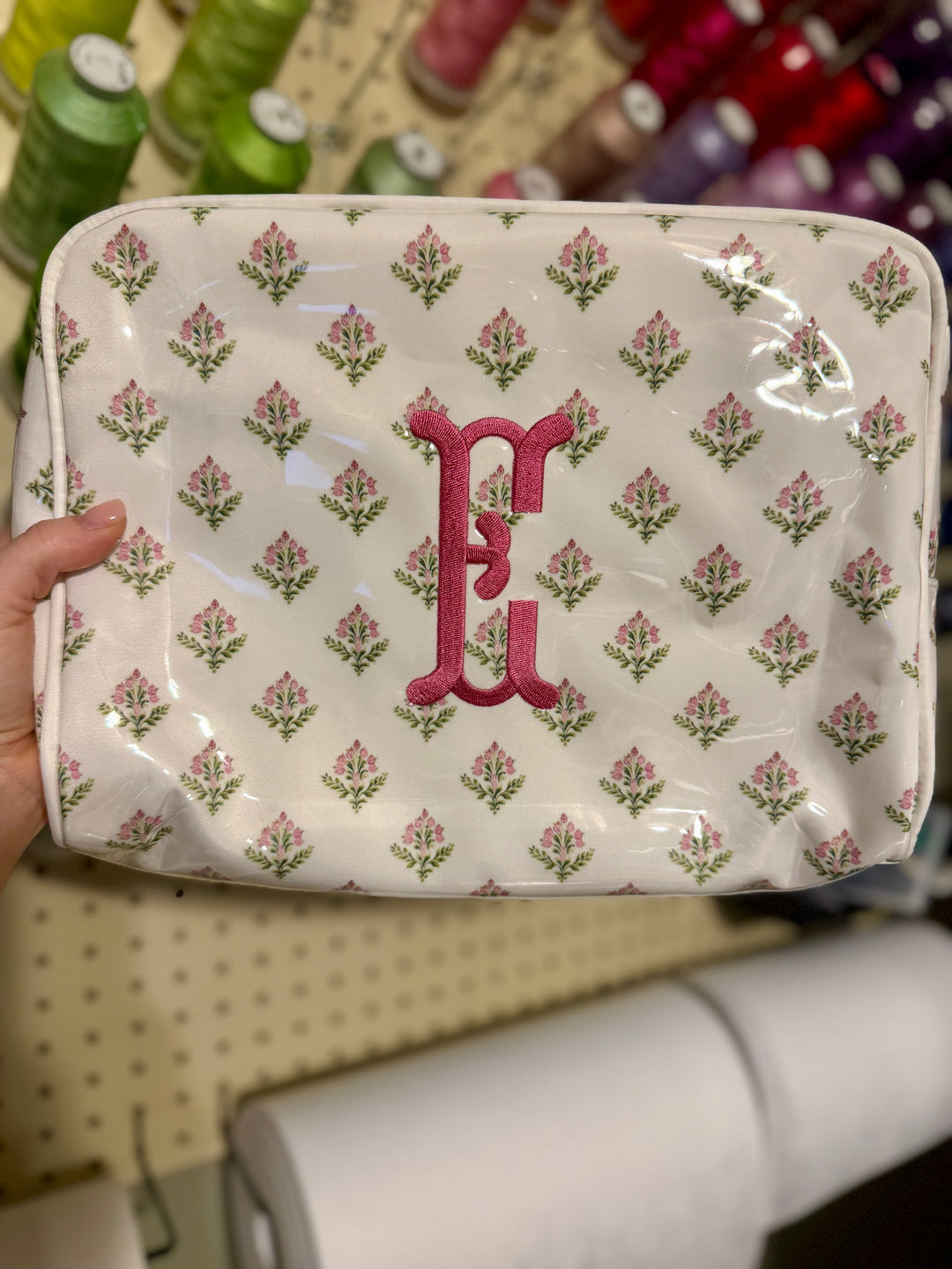 Wipeable Pouch (embroidery included)