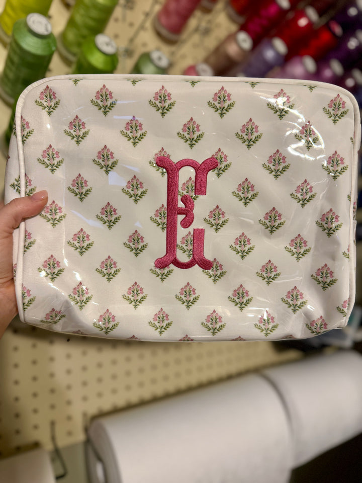 Wipeable Pouch (embroidery included)