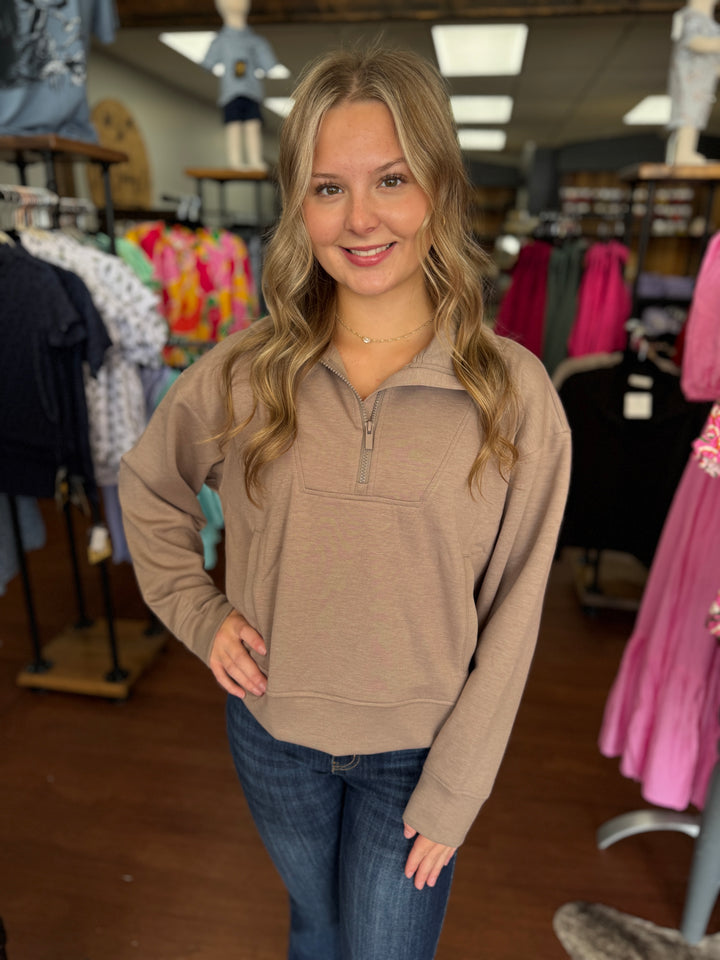 SCUBA HALF ZIP PULLOVER