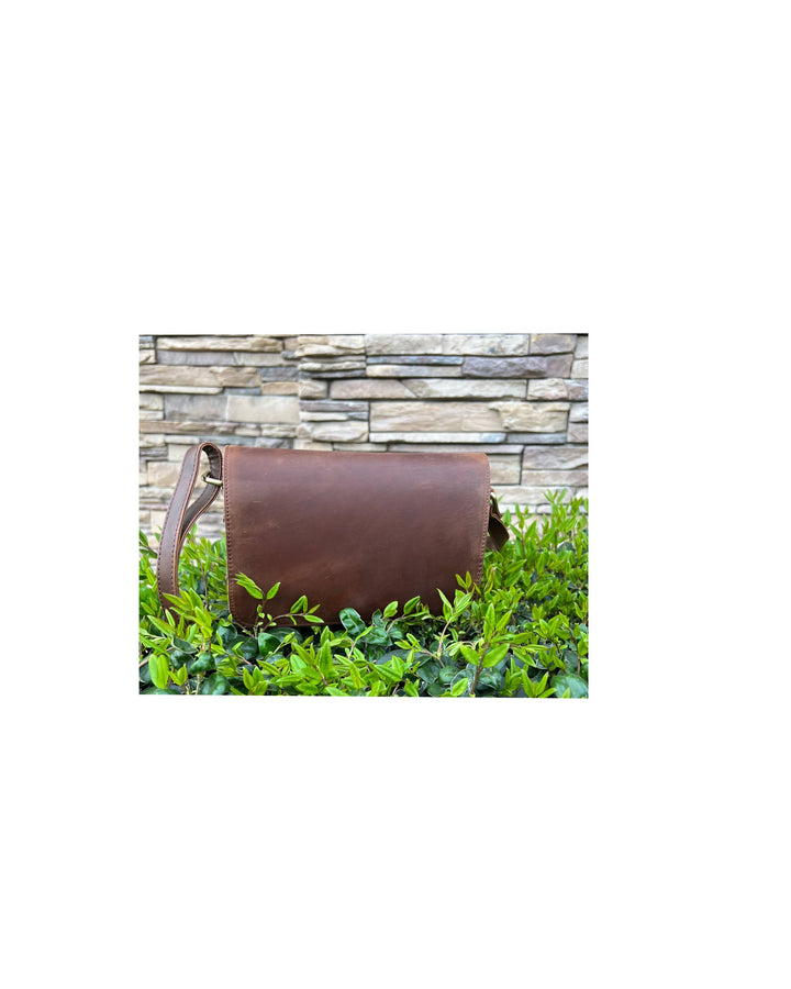 crazy horse genuine leather crossbody