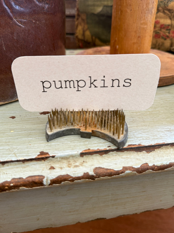 Vintage Moon Flower Frog with Card