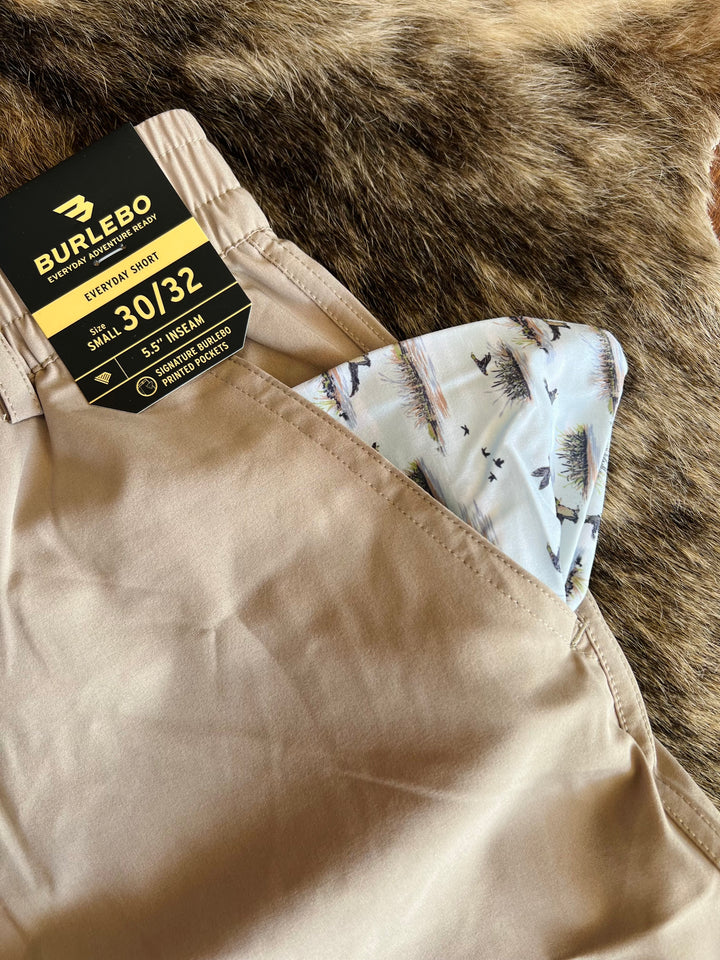 Burlebo Everyday Short - Cobblestone Khaki