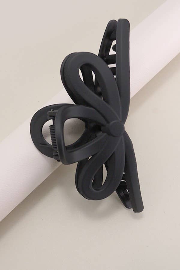 XTRA LARGE MATTE BOW HAIR CLIP CLAW