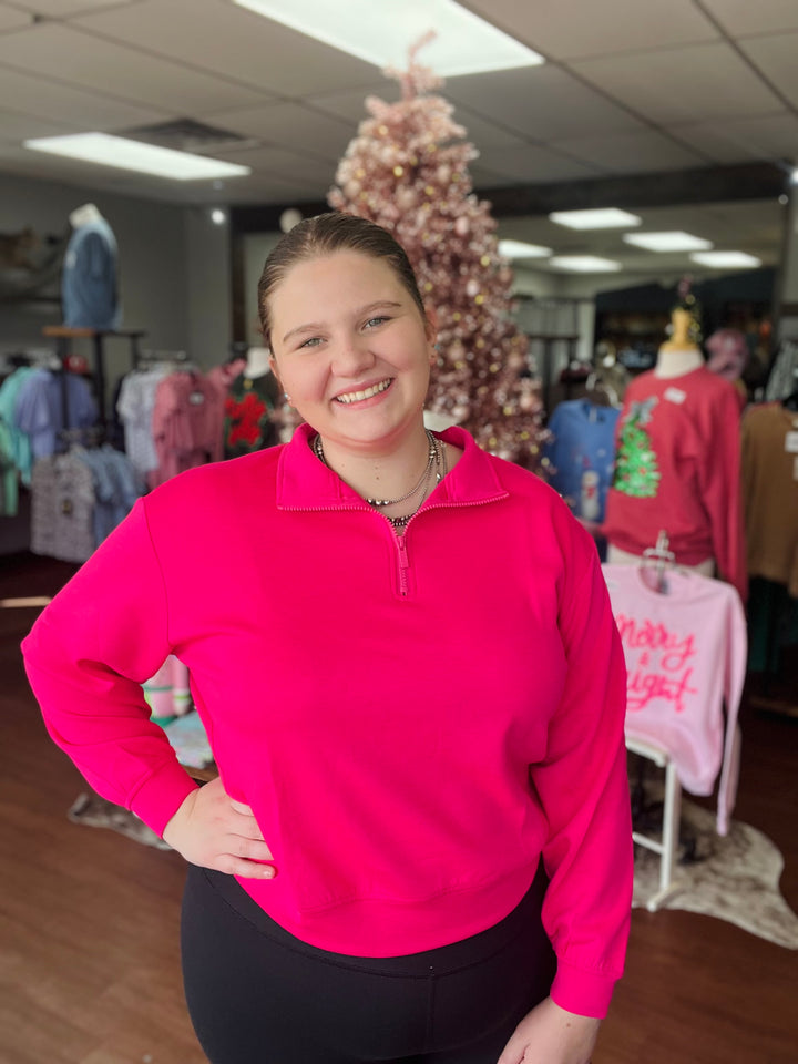 Scuba Half Zip Pullover Sweatshirt