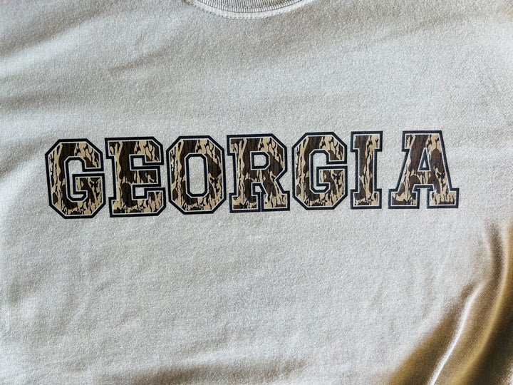 Bottomland Camo GA Tee
