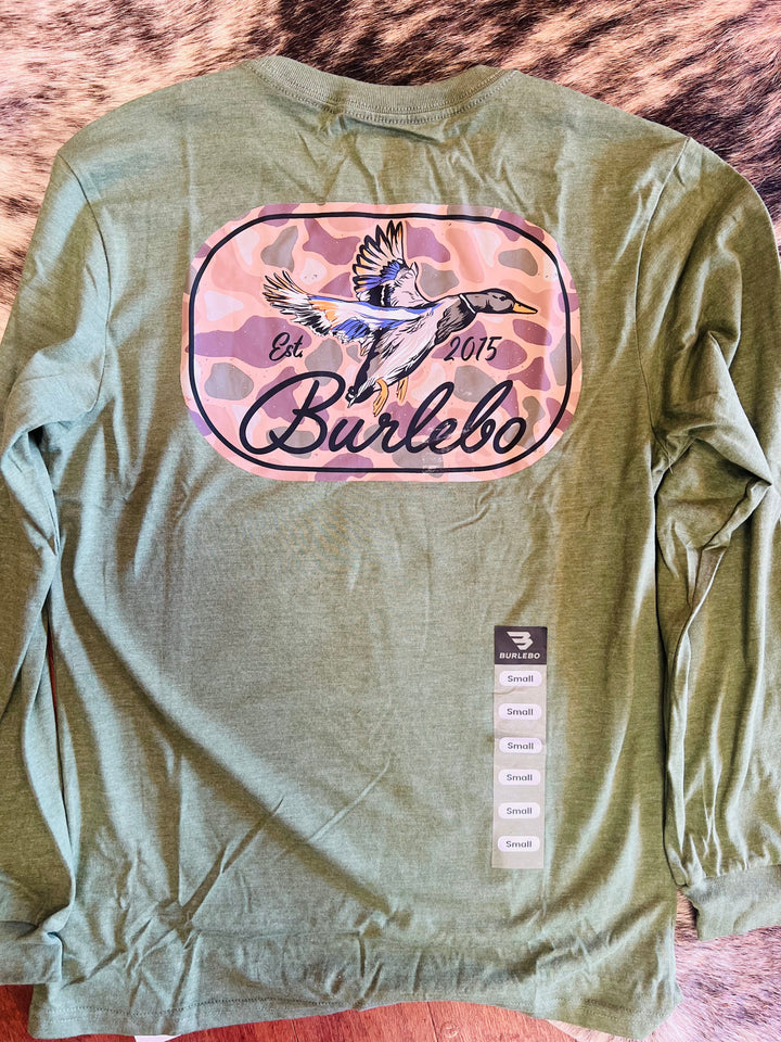 Burlebo - Ducks Flying In - LS - Heather Olive