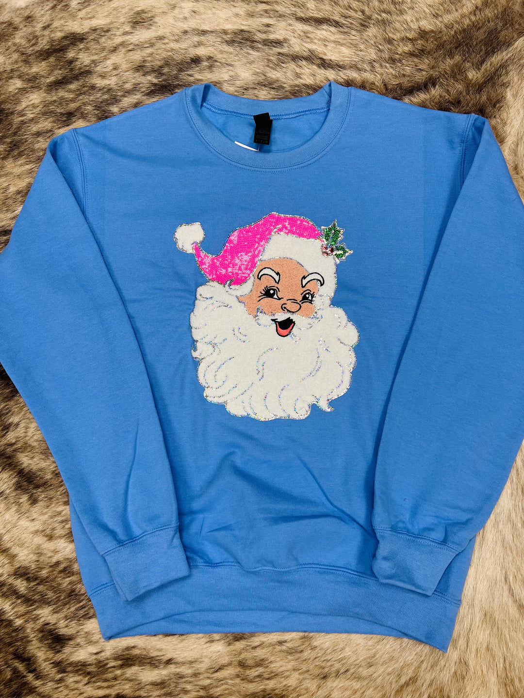 Jolly Santa Patch Sweatshirt