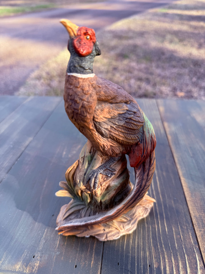 Vintage Porcelain Pheasant Figurine