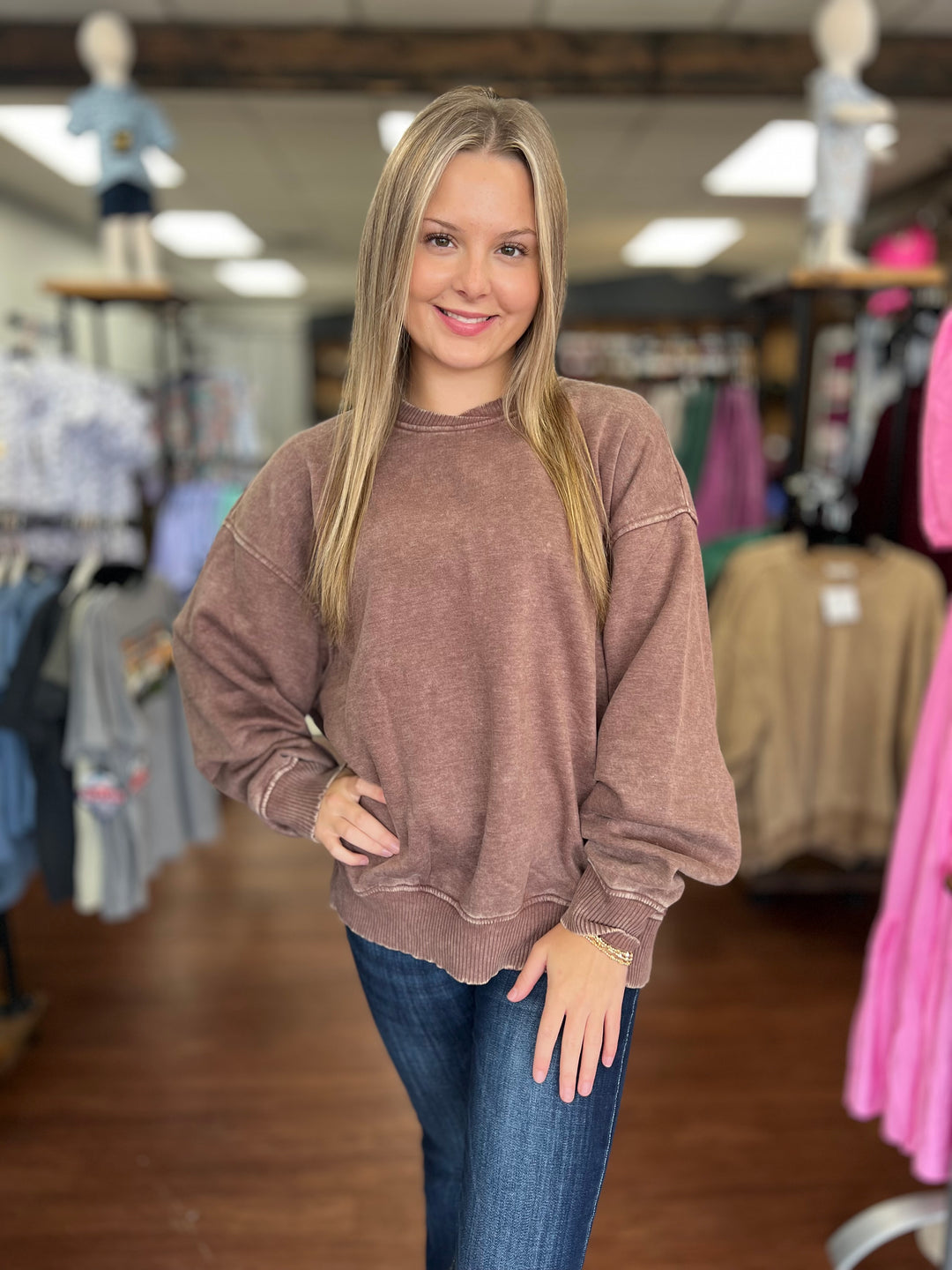 Cozy Crossneck Sweatshirt