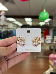 Rudolph & Pearl Earrings