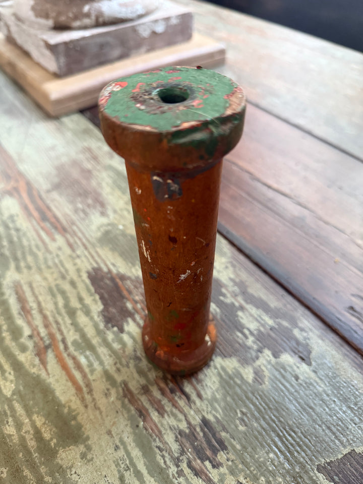Vintage Wooden Textile Spool