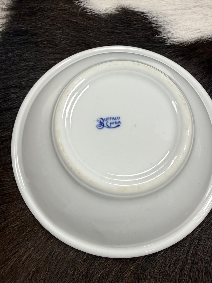 Vintage Buffalo China Creamer and Bowl