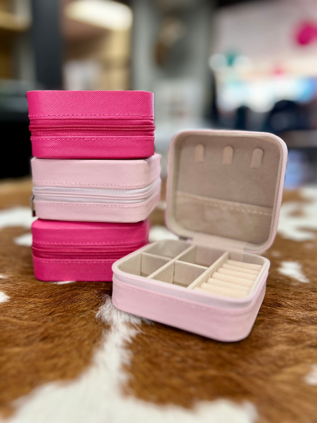 JEWELRY ORGANIZER TRAVEL BOX CASE