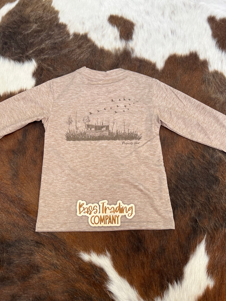 LS Duck Blind Sand Portland Pocket Tee - Properly Tied
