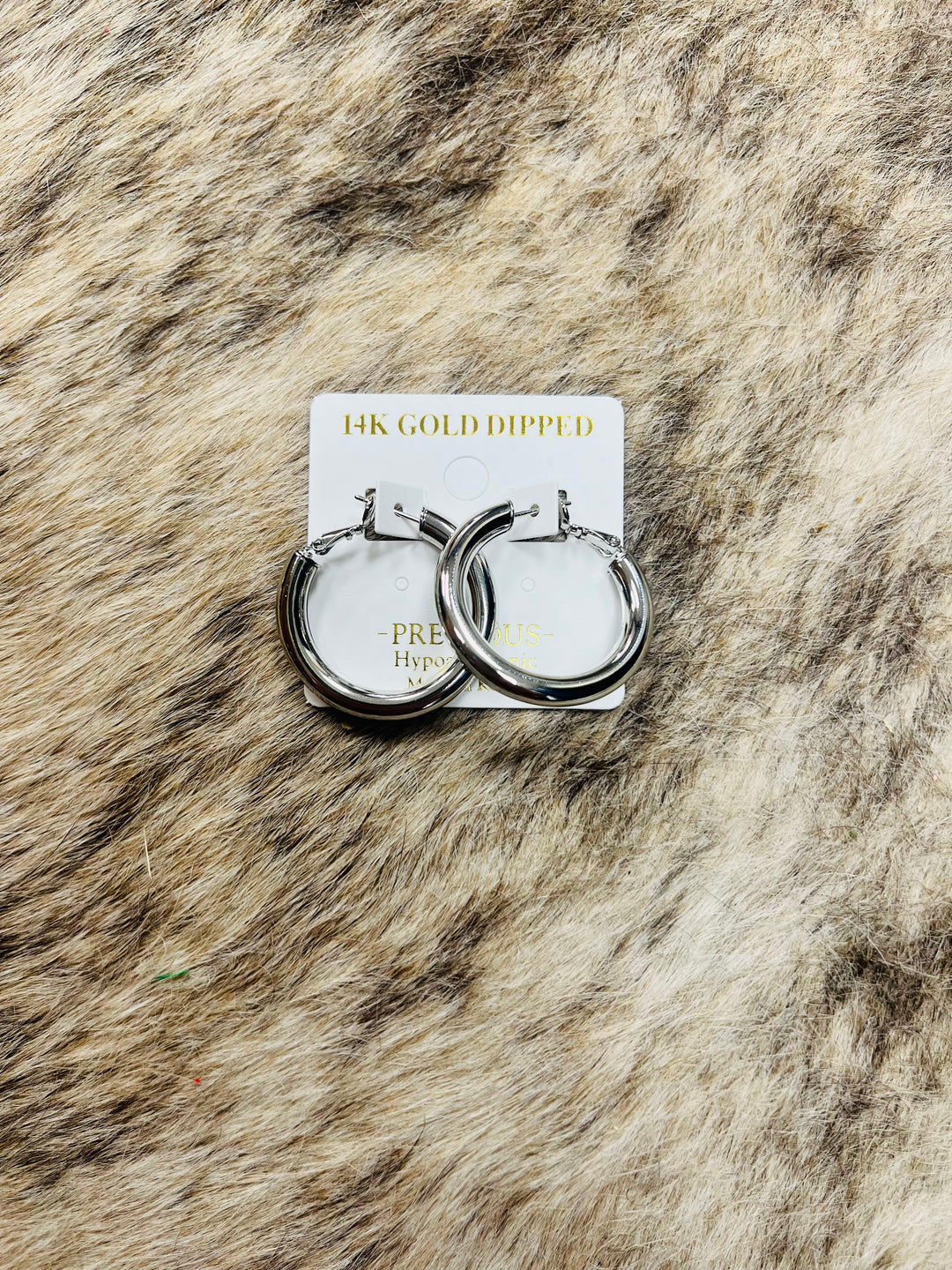 35mm Bold Metal Hoops